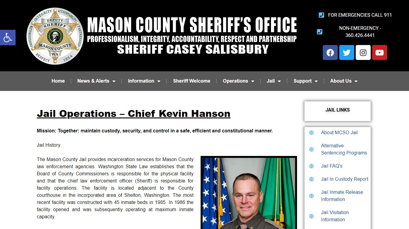Jail – Mason County Sheriff's Office