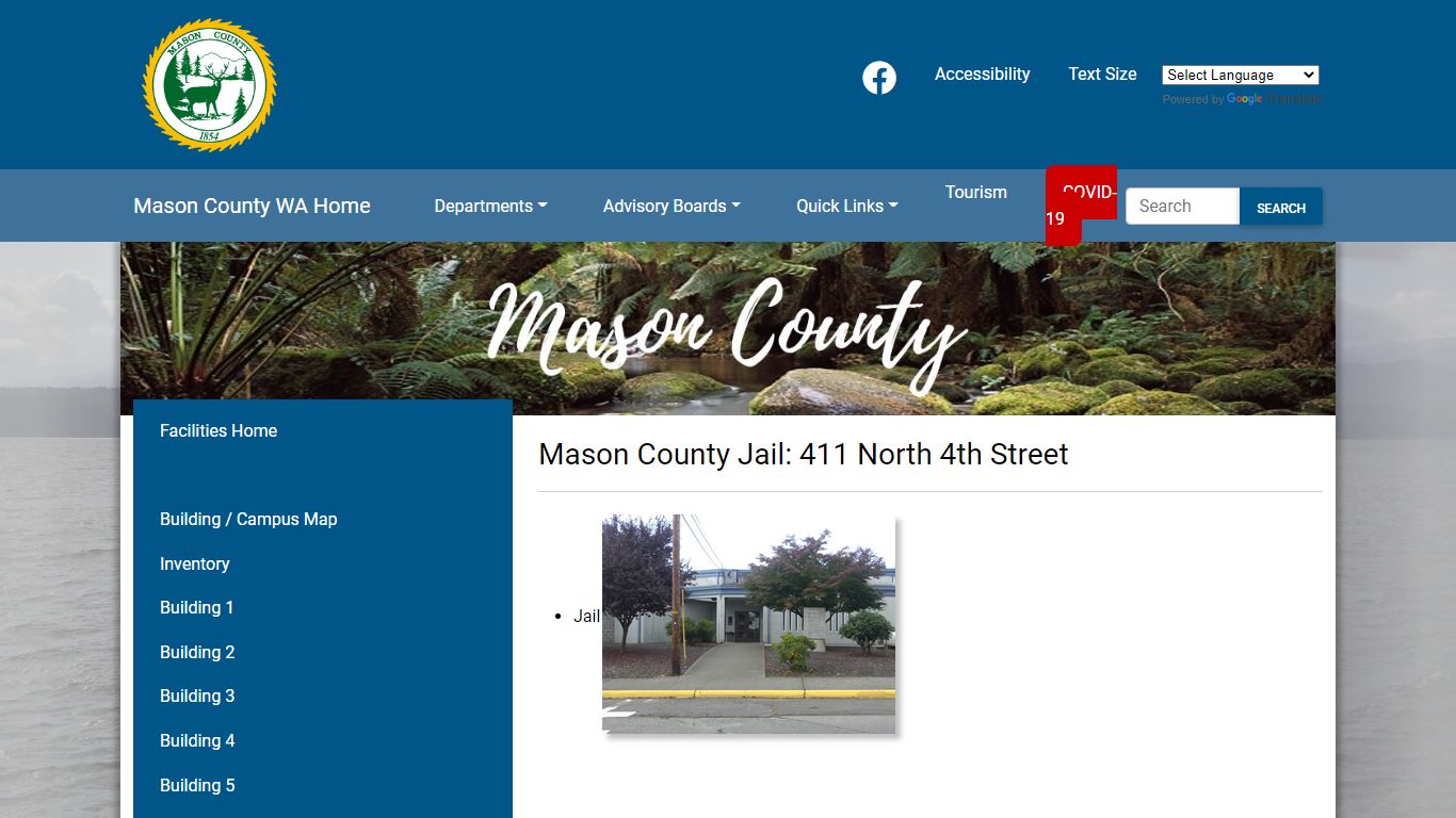 Mason County Jail - Mason County Facilities and Grounds Inventory